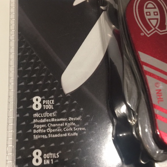NHL BARTENDER MULTI-TOOL 8 pieces - Picture 2 of 5